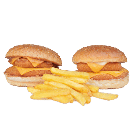 Hector Menü iki kişilik tavuk burger menü